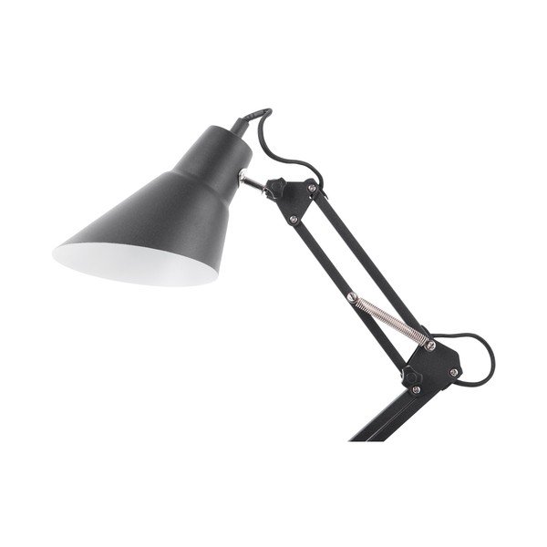 Czarna żelazna lampa stołowa Leitmotiv Fit-image-1