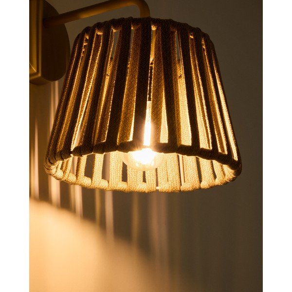 Lampa zewnętrzna ścienna LED solarna (wysokość 23 cm) Aldet – Kave Home-image-2
