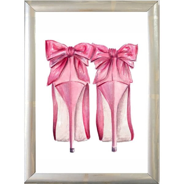 Plakat 20x30 cm Pink Fashion Shoes – Piacenza Art