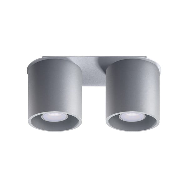 Szara lampa sufitowa Sollux Roda