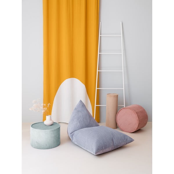 Niebieski sztruksowy dziecięcy worek do siedzenia Big Lounger – Wigiwama-image-1