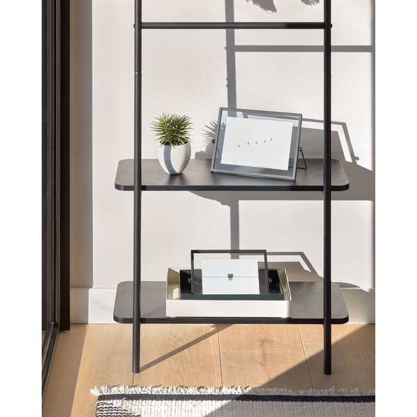 Czarny metalowy zestaw ścienny do przedpokoju Kave Home Galatia-image-4