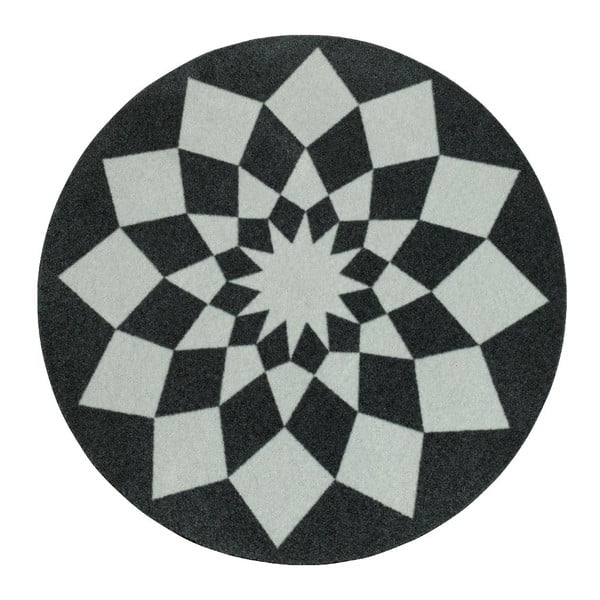Szary dywan dziecięcy Zala Living Geometry, ⌀ 100 cm