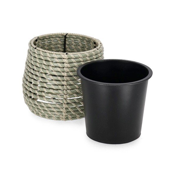 Plastikowe/ze sztucznego rattanu doniczki zestaw 3 szt. ø 45 cm Thanh – Bizzotto-image-2