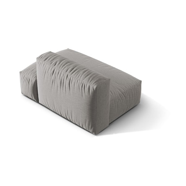 Jasnoszary moduł sofy (prawostronny) Martina – Micadoni Home-image-2