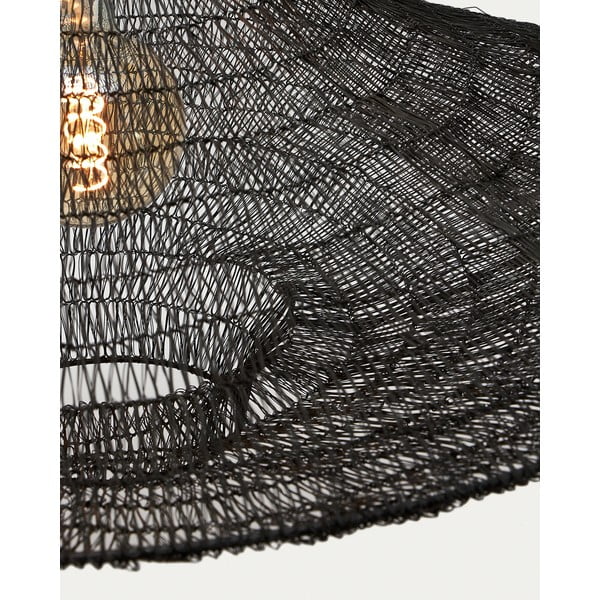 Czarna lampa wisząca ø 87 cm Makai – Kave Home-image-4