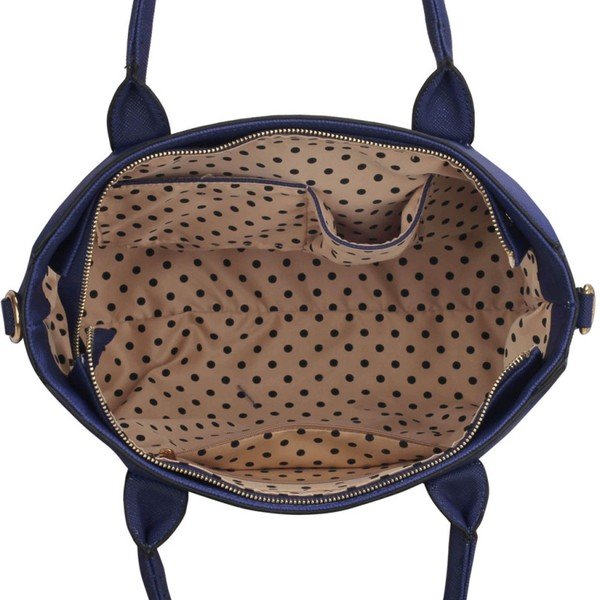 Torebka L&S Tatiana Navy & Orange-image-1