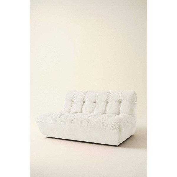 Kremowa sztruksowa sofa 145 cm Kelso – Jotex-image-1