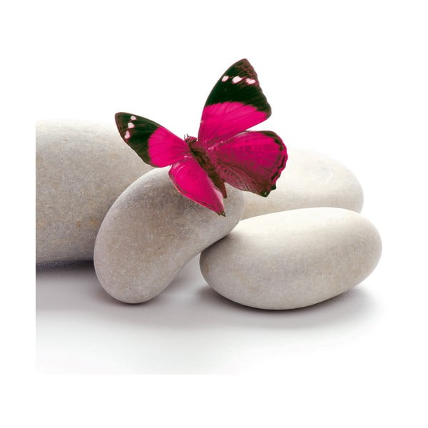 Szklany obraz Papillon, 20x20 cm