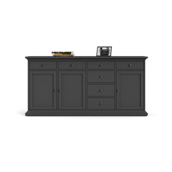 Szara niska komoda 189x92 cm Paris – Tvilum-image-3