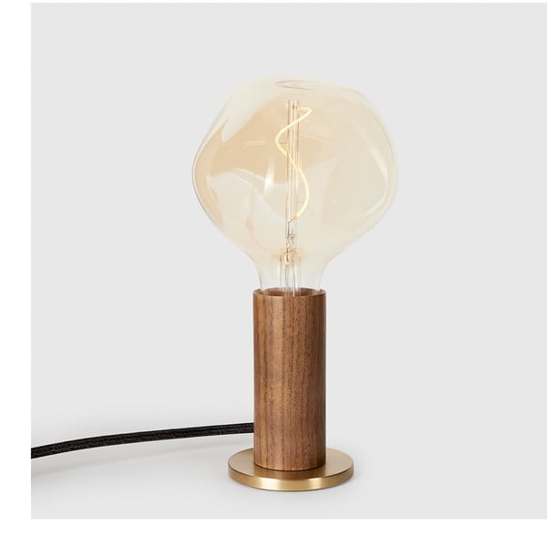 Brązowa lampa stołowa ze ściemniaczem (wys. 26 cm) Knuckle – tala