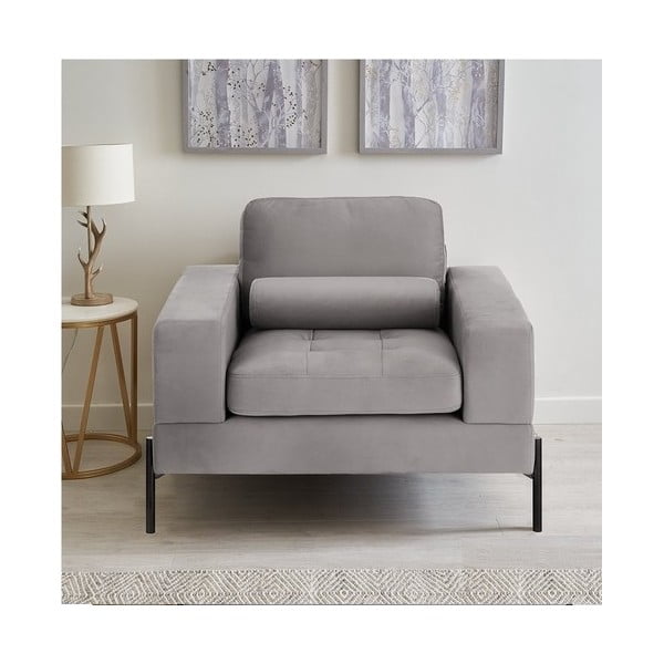 Jasnoszary fotel Versailles – Ropez-image-1