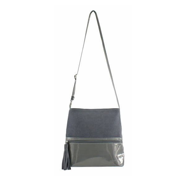 Skórzana torebka Boscollo Grey 3443-image-1