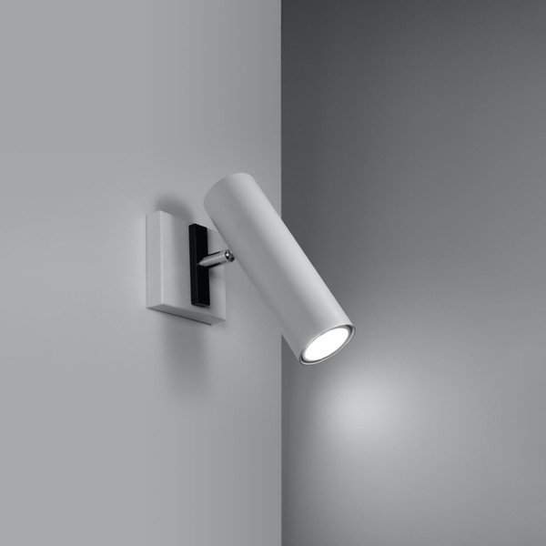 Biała lampa punktowa 8x8 cm Mira – Sollux-image-2