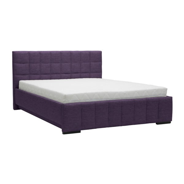 Fioletowe łóżko 2-osobowe Mazzini Beds Dream, 180x200 cm