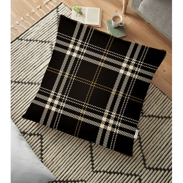 Poszewka na poduszkę z domieszką bawełny Minimalist Cushion Covers Squares, 70x70 cm