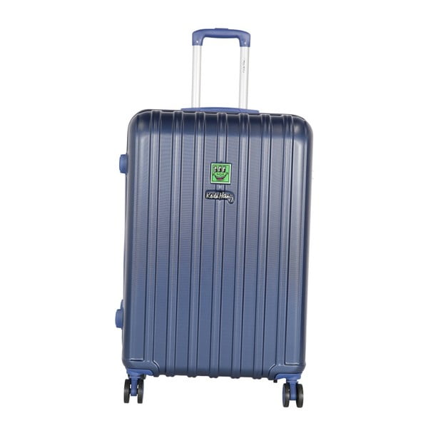 Granatowa walizka LULU CASTAGNETTE Edge, 107 l