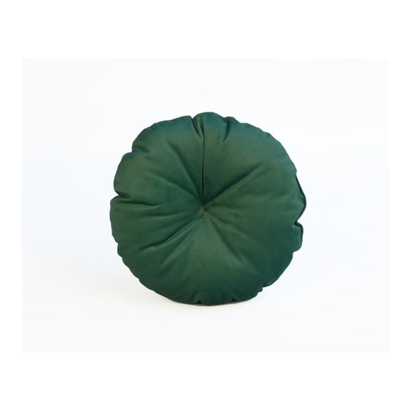 Zielona poduszka z mikrowłókna Surdic Redondo, ø 45 cm