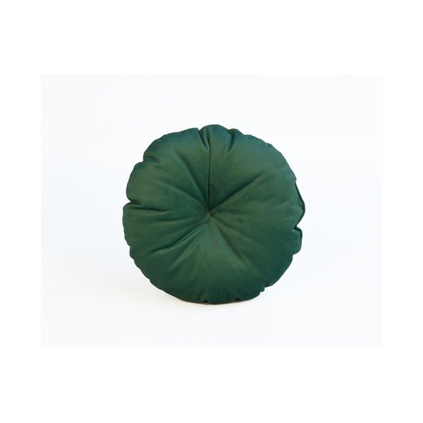 Zielona poduszka z mikrowłókna Surdic Redondo, ø 45 cm