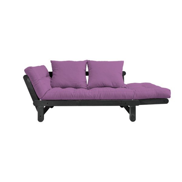 Sofa rozkładana Karup Beat Black/Taffy Pink-image-4
