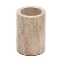 Beżowy kamienny kubek na szczoteczki do zębów Macre – Kave Home