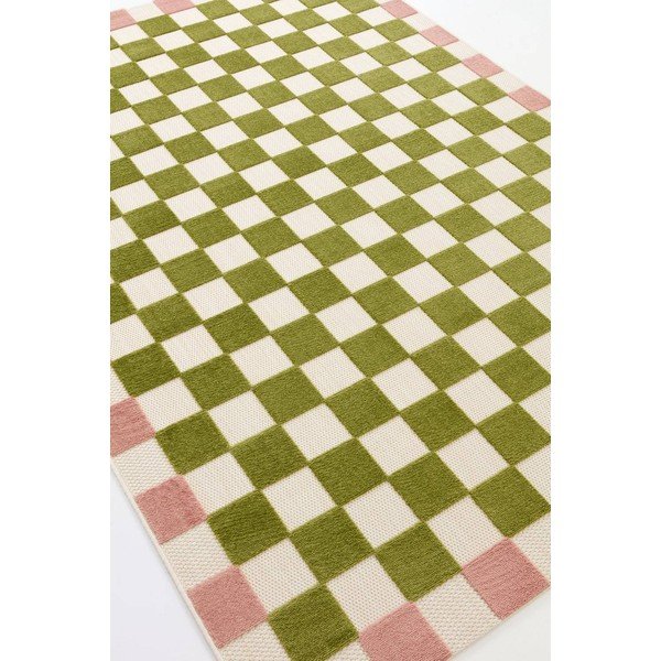 Zielony/różowy dywan odpowiedni na zewnątrz 200x290 cm Enja – Jotex-image-4