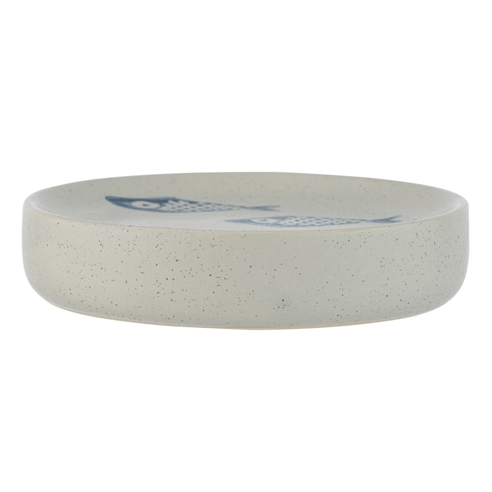 Biało-niebieska ceramiczna mydelniczka Wenko Aquamarin (zdjęcie 3)