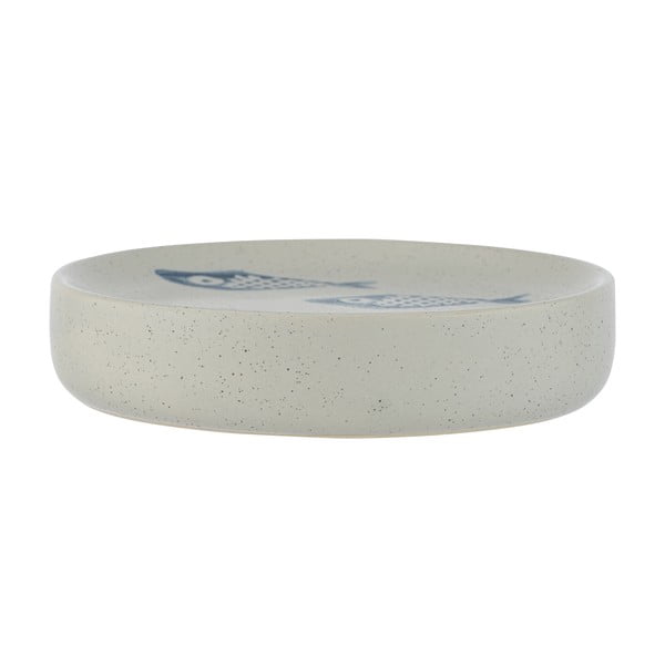 Biało-niebieska ceramiczna mydelniczka Wenko Aquamarin-image-3