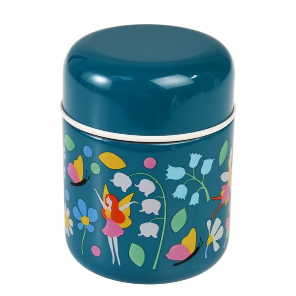 Niebieski termos na jedzenie dla dzieci 280 ml Fairies in the Garden – Rex London