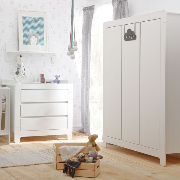 Biała szafa Moon, 185x142 cm-image-3