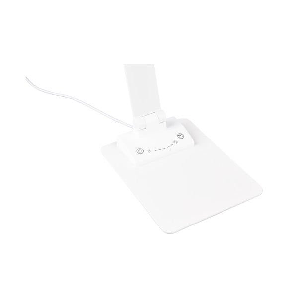 Biała lampa stołowa LED ze ściemniaczem (wys. 72 cm) Travis – Trio-image-4