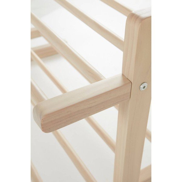 Wiszący regał na buty z litego drewna sosnowego w jasnym naturalnym kolorze 70x45x38 cm Eddison – Jotex-image-3