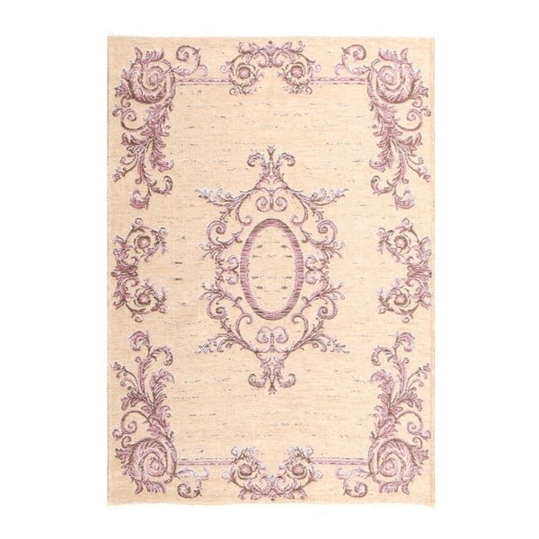 Kremowo-różowy dywan dwustronny Halimod Fango, 155x230 cm