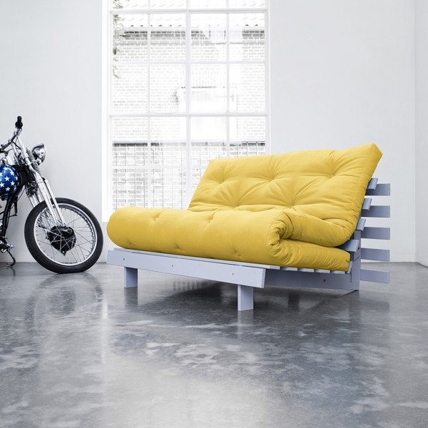 Sofa rozkładana Karup Roots Cool Gray/Amarillo-image-2