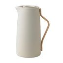 Beżowy dzbanek termos ze stali nierdzewnej 1,2 l Emma – Stelton