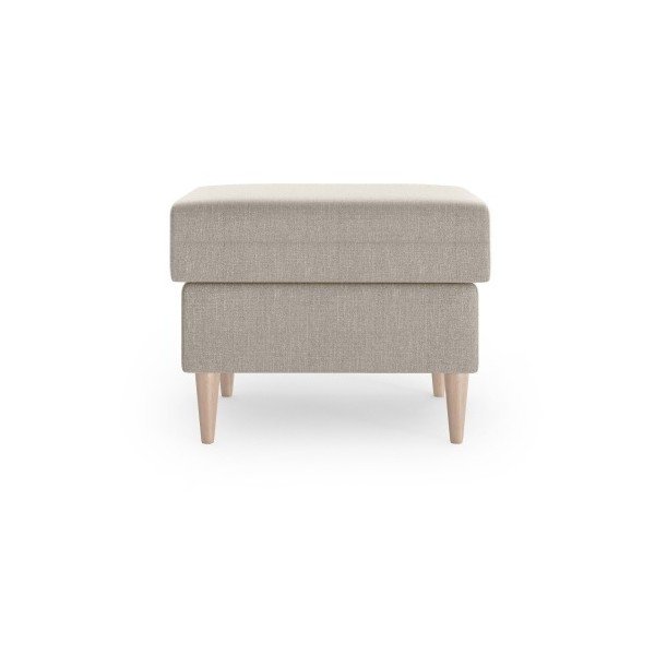 Beżowy puf Mazzini Sofas Aubrieta, 60x45 cm-image-2