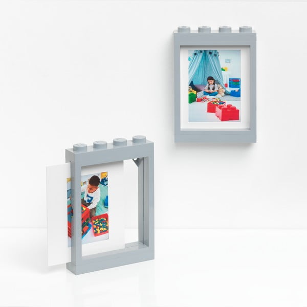 Szara ramka na zdjęcie LEGO®, 19,3x26,8 cm-image-4