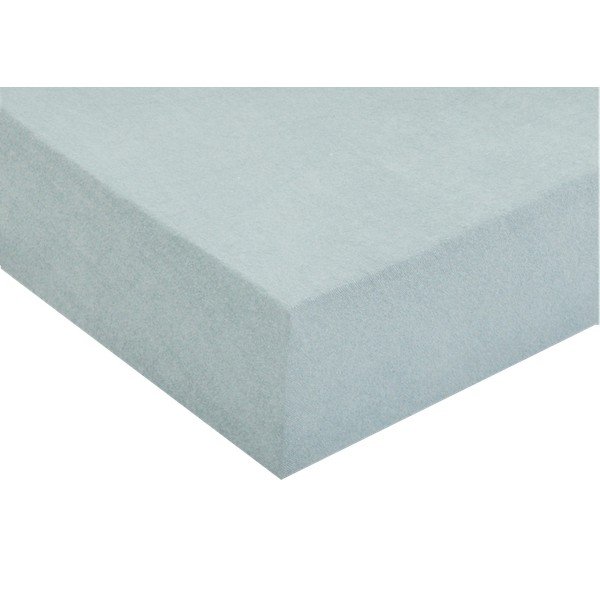 Szare prześcieradło frotte 200x220 cm 