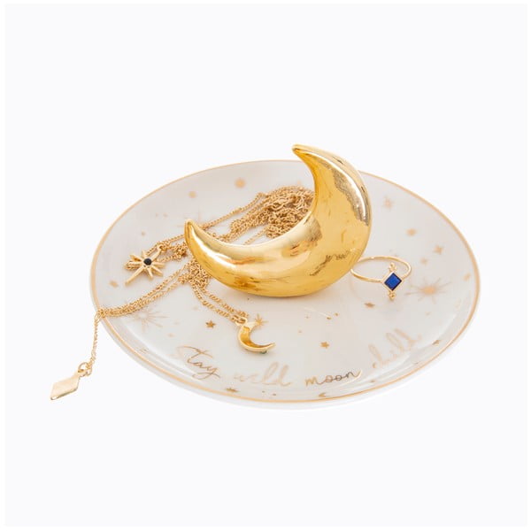 Porcelanowy talerzyk na biżuterię Celestial – Sass & Belle-image-1