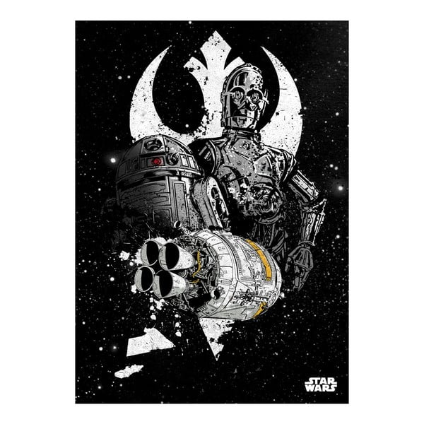 Plakat z blachy Star Wars Pilots - Shuttle