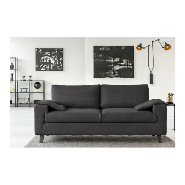 Ciemnoszara sofa 3-osobowa Cosmopolitan desing Munich-image-3