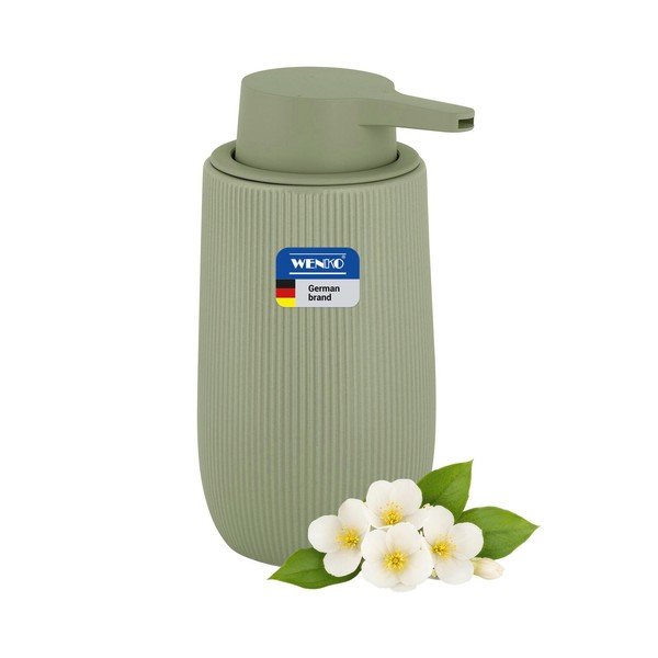 Zielony plastikowy dozownik do mydła 400 ml Fablo – Wenko-image-3
