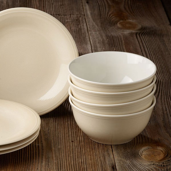 Biało-beżowa porcelanowa miska Villeroy & Boch Like Color Loop, 750 ml-image-4