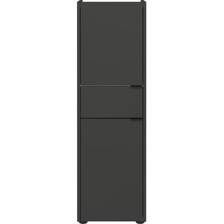 Antracytowa wysoka szafka łazienkowa 34x111 cm Forano – Germania