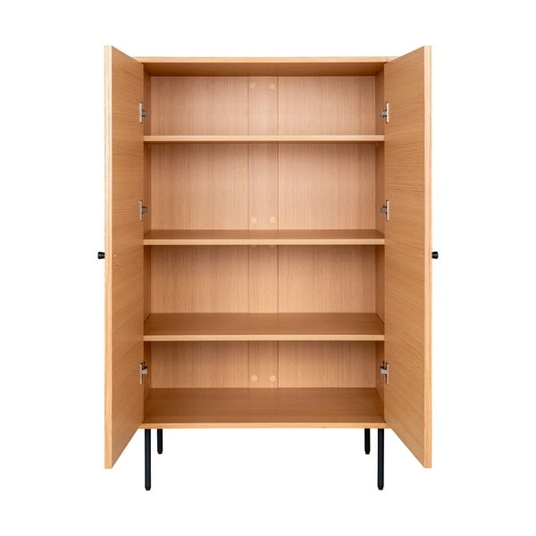 Szafka w dekorze dębu w naturalnym kolorze 80x130 cm Kyoto – House Nordic-image-3