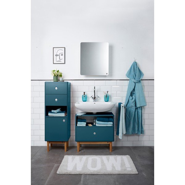 Ciemnoturkusowa wisząca/z lustrem szafka łazienkowa 50x58 cm Color Bath – Tom Tailor-image-1
