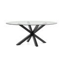 Stół ze szklanym blatem 100x200 cm Argo – Kave Home