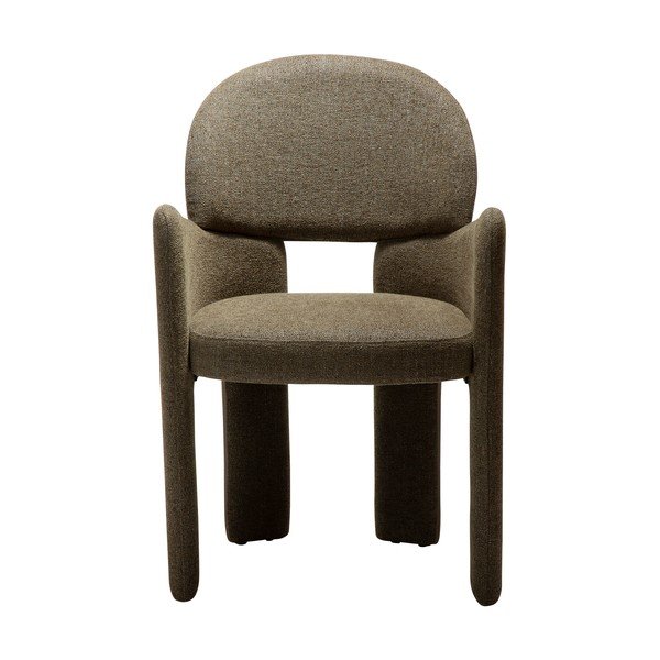 Fotel jadalniany z podłokietnikami w kolorze khaki Aole – DAN-FORM Denmark-image-1