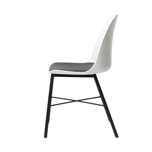 Zestaw 2 biało-szarych krzeseł Unique Furniture Whistler-image-2