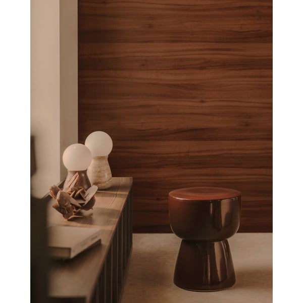 Beżowa lampa stołowa (wysokość 31,5 cm) Okeni – Kave Home-image-3